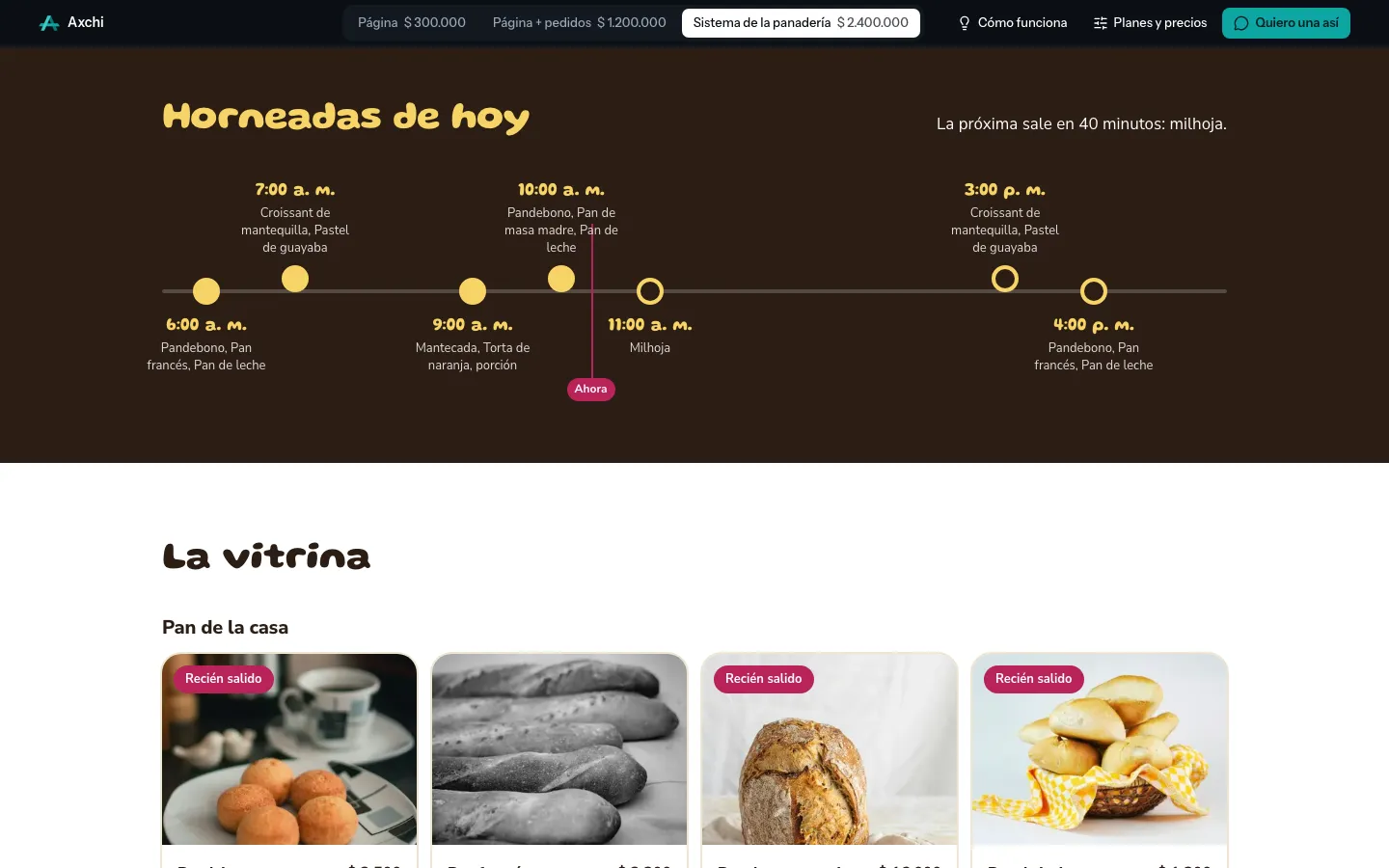 Horneadas del día de la demo de Pan de la Casa