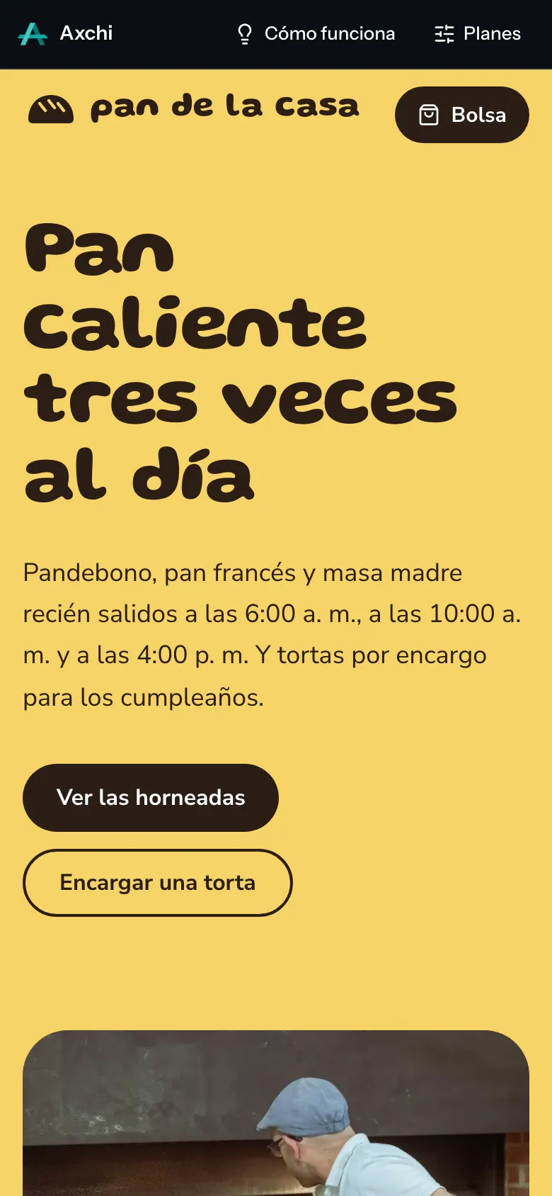 Portada de la demo de Pan de la Casa en un celular